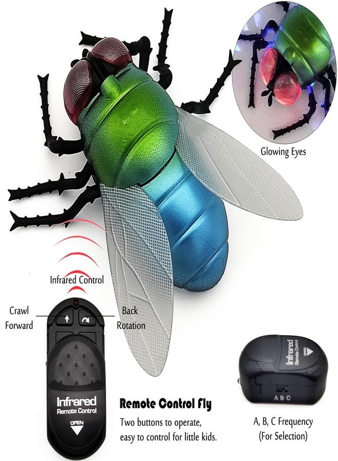 Tipmant Realistic RC Flies Remote Control Insect Animal Vehicle Car Prank Toys Pet Cat Dog Teasing Kid Birthday Gifts - Image 2