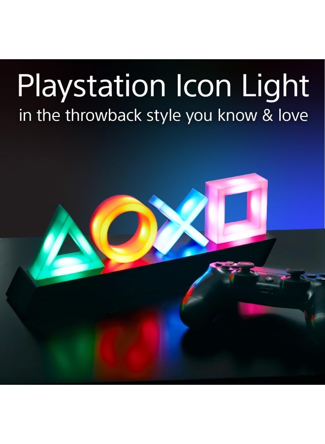 For PS4 PS5 Paladone Playstation Icons Light with 3 Light Modes - Music Reactive Game Room Lighting - Image 2