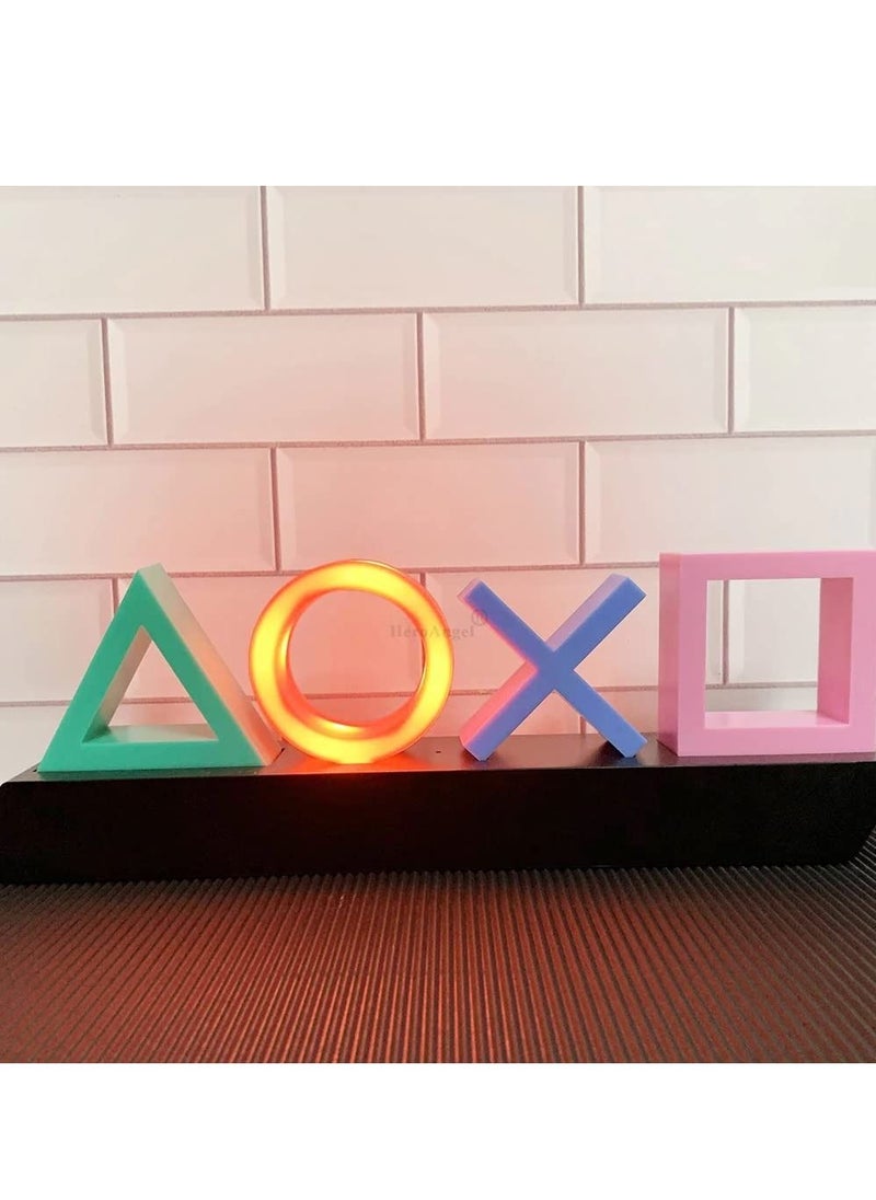 Generic - For PS4 PS5 Paladone Playstation Icons Light with 3 Light Modes - Music Reactive Game Room Lighting - Image 1