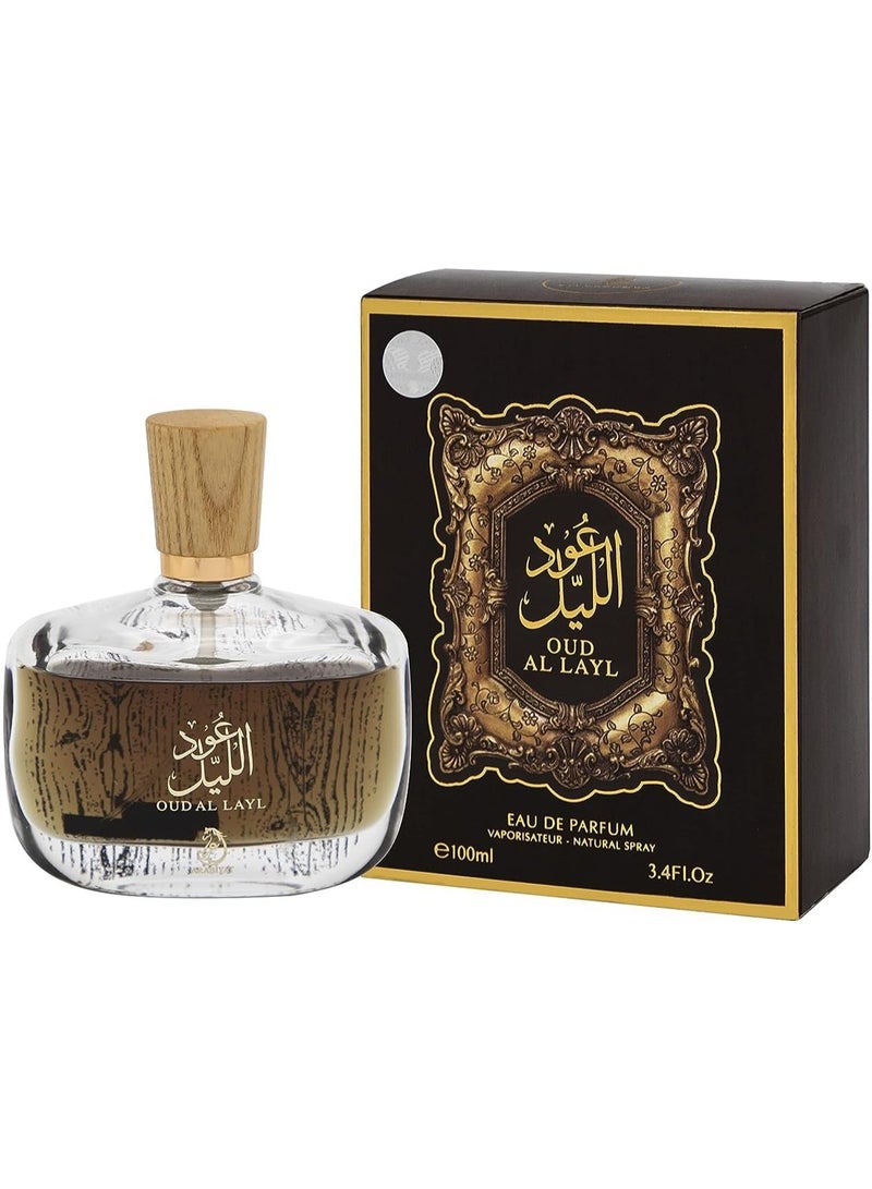ARABIYAT My Perfumes OUD AL LAYL from ARABIYAT Eau De Parfum for Men and Women Long Lasting Arabian Perfume, 100ml - Image 1