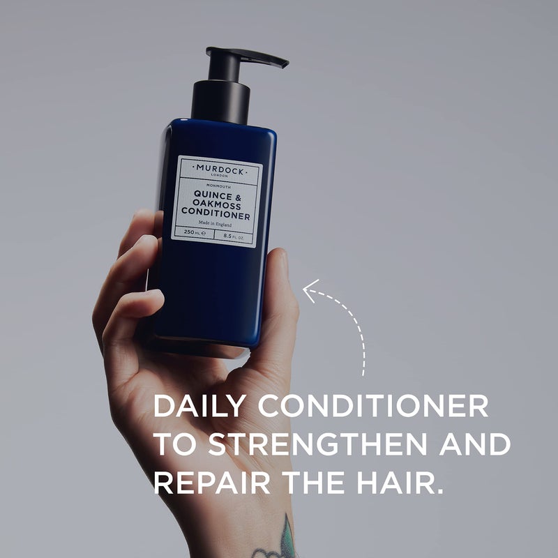 Murdock London Quince & Oakmoss Conditioner | Strengthens & Repairs Hair from Within | All Hair Types | Made in England | 8.5 oz - Image 2