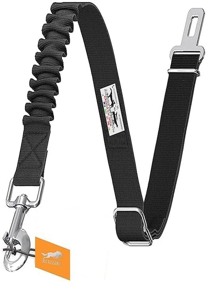 BLESSING PET SUPPLY Dog Seat Belt 2 Pack Dog Car Seatbelts Adjustable Pet Seat Belt for Vehicle Nylon Pet Safety Seat Belts Heavy Duty & Elastic & Durable Car Seat Belt for Dogs, Cats and Pets - Image 1