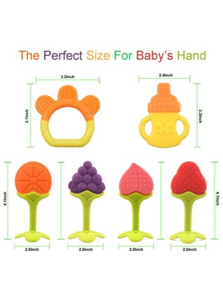 6 قطع العاب عضاضة للاطفال من عمر 0-6 اشهر، العاب عضاضة للاطفال حديثي الولادة من عمر 0-6 اشهر، العاب عضاضة للاطفال حديثي الولادة من عمر 0 الى 6 اشهر - view 2