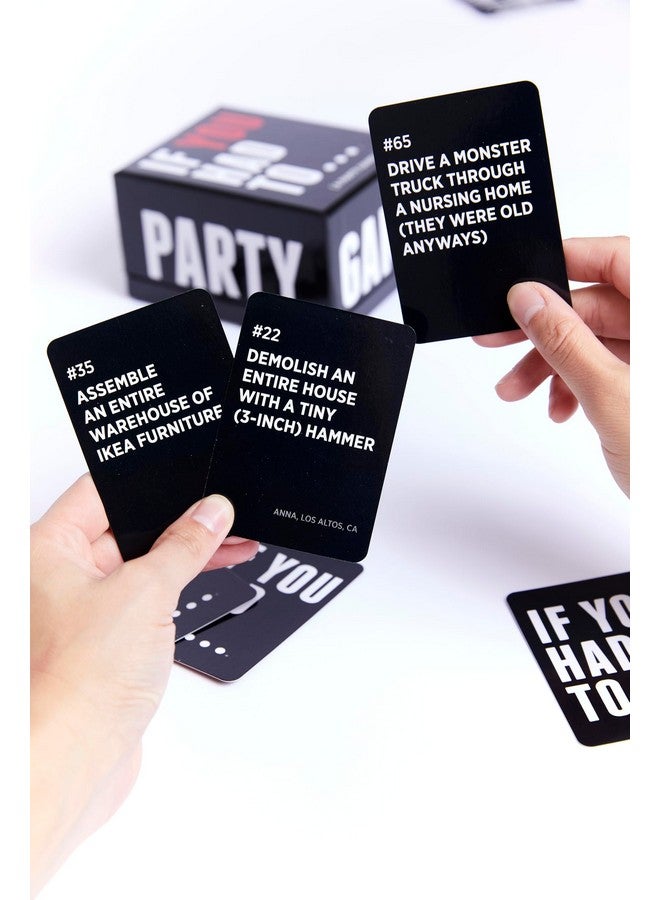 DSS Games If You Had To... [A Party Game] Horrible and Hilarious Would You Rather Card Game for Parties with Friends & Game Night The Perfect White Elephant Gift - Image 4