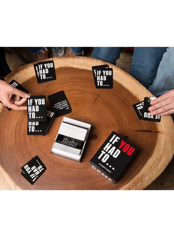 DSS Games If You Had To... [A Party Game] Horrible and Hilarious Would You Rather Card Game for Parties with Friends & Game Night The Perfect White Elephant Gift - Image 5