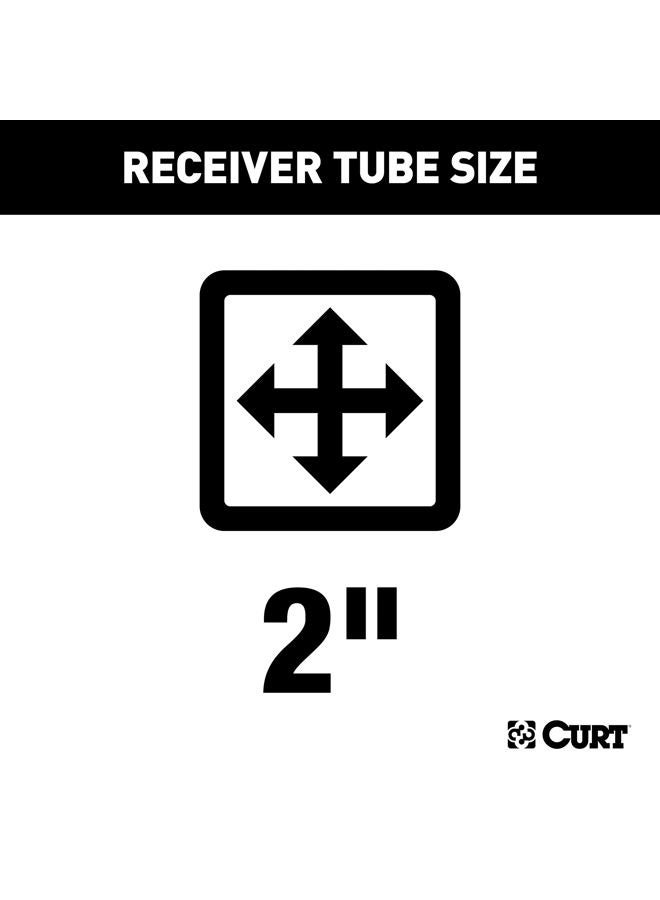 Curt 31198 2-Inch Front Receiver Hitch, Select Toyota Land Cruiser, Sequoia, Tundra - Image 2