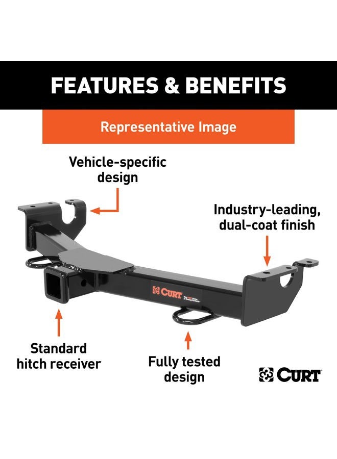 Curt 31198 2-Inch Front Receiver Hitch, Select Toyota Land Cruiser, Sequoia, Tundra - Image 3