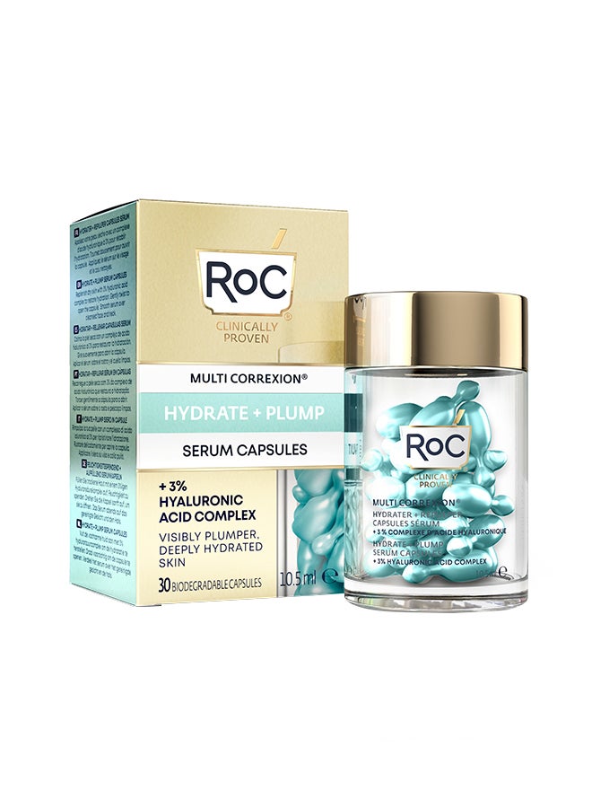 RoC Multi Correxion Hydrate + Plump Serum Capsules 30Ct - Image 1