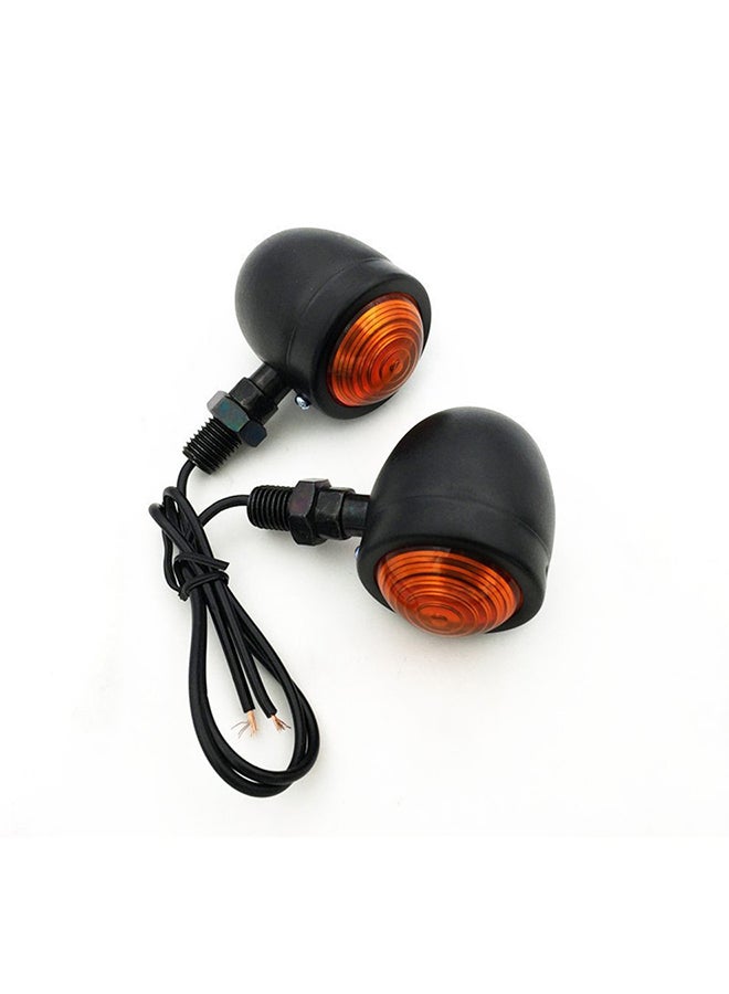 Loquat Pair Of Motorcycle Turn Signal Brake Light - Image 1