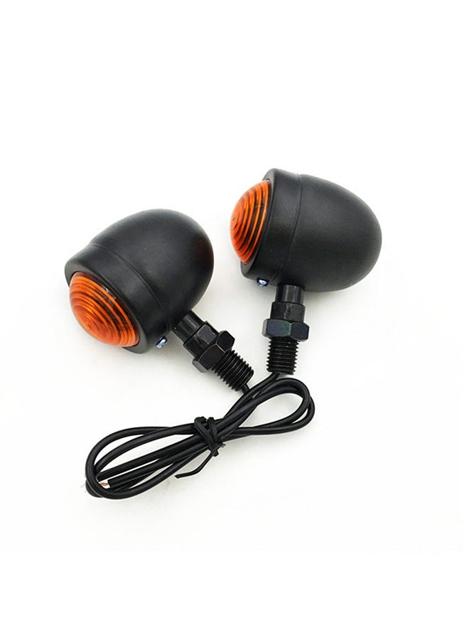 Loquat Pair Of Motorcycle Turn Signal Brake Light - Image 2