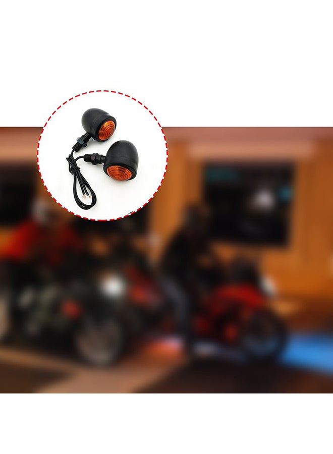 Loquat Pair Of Motorcycle Turn Signal Brake Light - Image 5