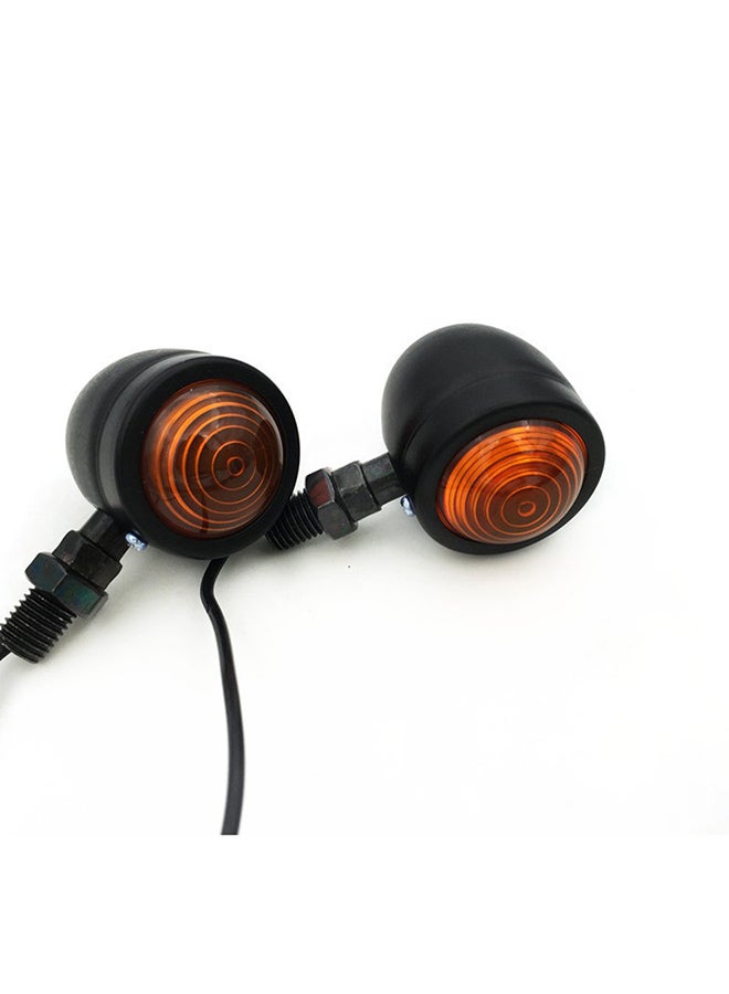 Loquat Pair Of Motorcycle Turn Signal Brake Light - Image 3