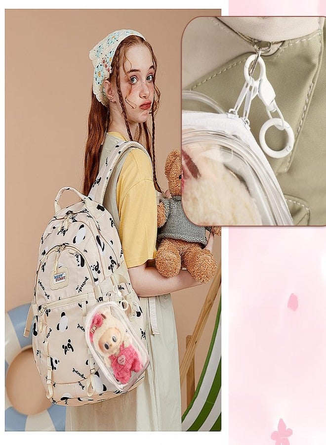 WALLFID Clear Figure Display Bag,for Protective Blind Box Figures,17cm Dustproof Anti-Collision Display Bag for Outside,Come with Doll Clothes,Blind Box Display Pouch for Fans and Collectors (Pink) - Image 5