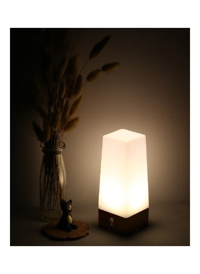 Goolsky Bedside Lamp PIR Motion Sensor LED Night Light,3 Modes Battery Powered Small Table Lamp,USE 3x1.5VAAA Battery,Sensitive Portable Moving Lamp  - Image 4