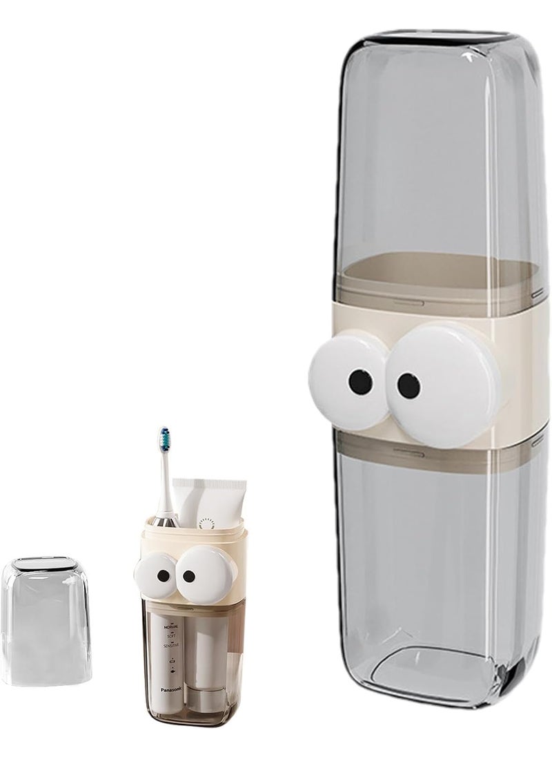 PURCHASE ZONE PURCHASE ZONE Travel Toothbrush Holder Multifunctional Portable Storage Box for Dental Care Essentials 1 Pcs Travel Soap Case 1 Pcs Toothbrush Multicolor Pack of 1  - Image 2