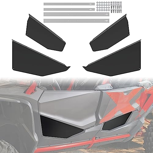 SAUTVS Aluminum Lower Door Panels, Aluminum Lower Half Door Inserts for Honda Talon 1000X-4 2020+ Accessories (4 Doors) - Image 1