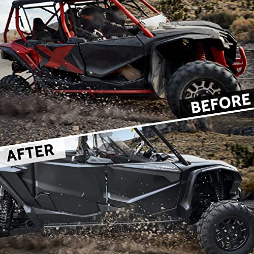 SAUTVS Aluminum Lower Door Panels, Aluminum Lower Half Door Inserts for Honda Talon 1000X-4 2020+ Accessories (4 Doors) - Image 3