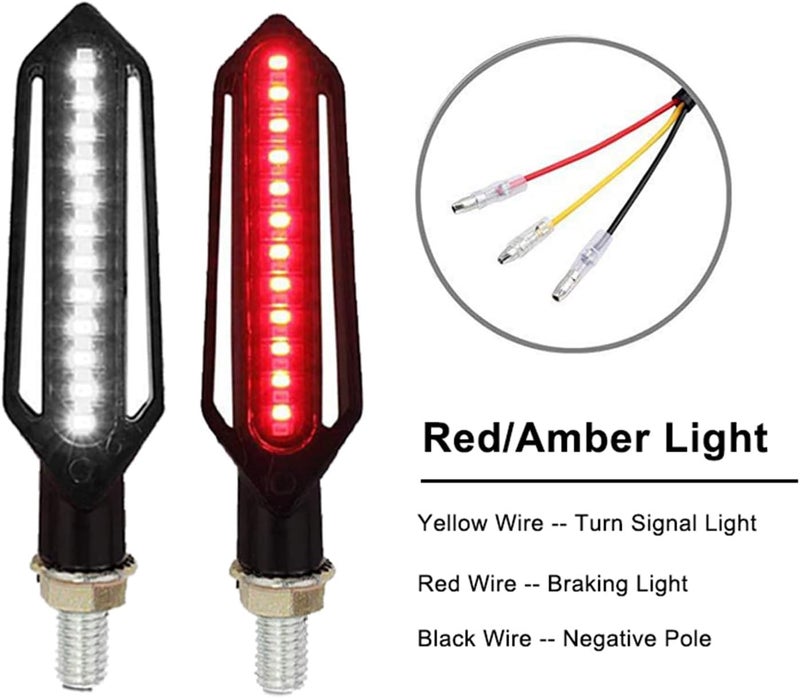 Yurefax 24LED Motorcycle Turn Signal Light Set - Image 4