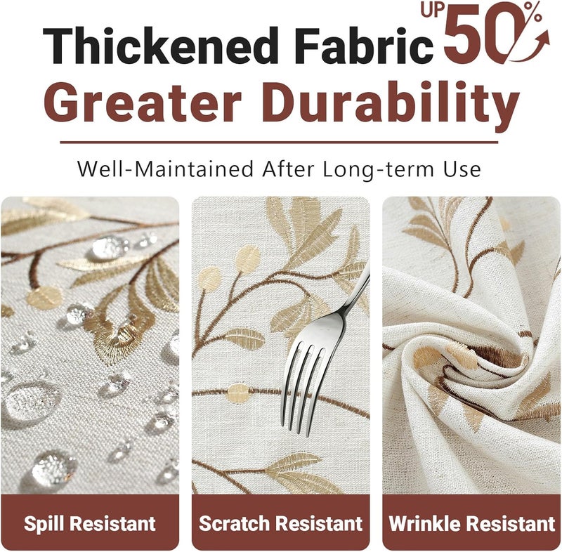 Laolitou Waterproof Cotton Linen Tablecloth - Image 4