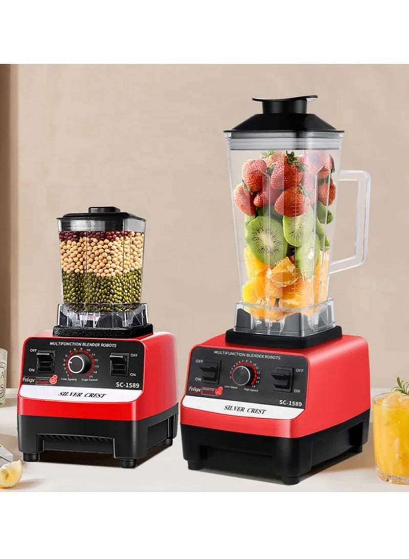 Leon Home 2L Kitchen Food Blender, Powerful Professional Countertop Blender, Commercial Blender Processor for Smoothies, Milkshakes, Crushed Ice, Frozen Fruits and Soups - Image 1