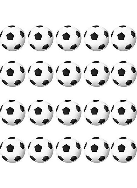 30 Pcs Mini Soccer Stress Ball Foam Sports Stress Ball Bulk Soccer Party Favors Small Foam Soccer Ball For Kids Stress Relief Relaxation Party Decoration School Carnival Reward