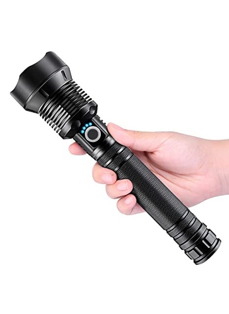 NEURONMART Neuronmart Super Bright Rechargeable Led Flashlights Xhp502 Tactical Flashlight Zoomable Ipx5 Waterproof Aluminum 1600 Lumen  - Image 1