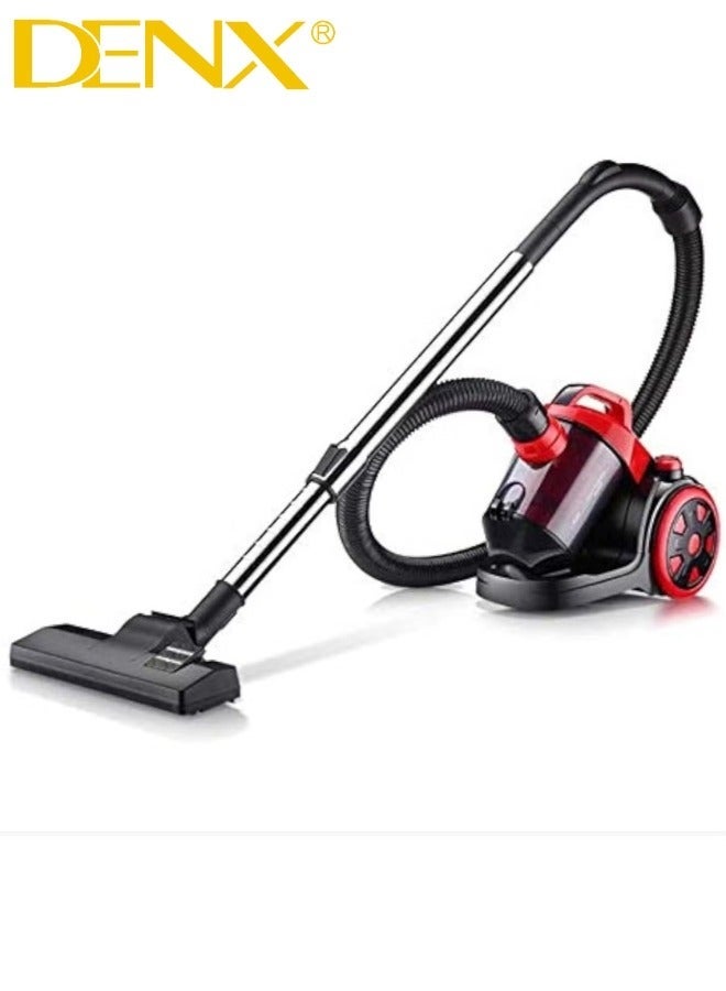 Denx Dinks Bagless Vacuum Cleaner, 1200W Dust Pick Vacuum with Filter, Suitable for Home, Hard Floors and Carpets, Lightweight with Strong Suction Power, Corded Vacuum, Large 2.2L Dust Bin, 4.2m Retractable Cord - Image 2