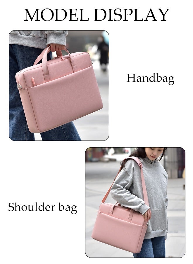 DUNISO 15 Inch Laptop Bag with Multi Compartment Lightweight Laptop Hand Bag Crossbody Bag Travel Business Briefcase Water-Resistant Dust-proof Shoulder Messenger Bag for Women Work Office  - Image 2