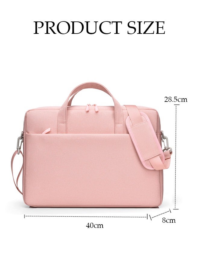 DUNISO 15 Inch Laptop Bag with Multi Compartment Lightweight Laptop Hand Bag Crossbody Bag Travel Business Briefcase Water-Resistant Dust-proof Shoulder Messenger Bag for Women Work Office  - Image 4