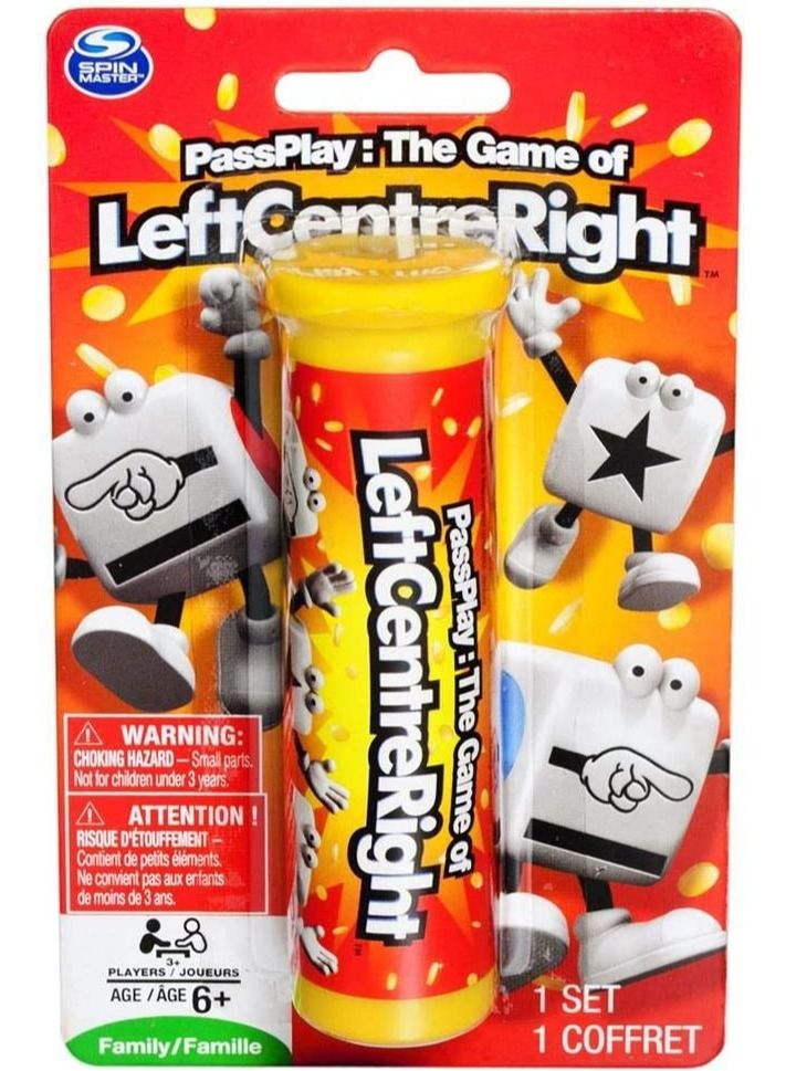 SPIN MASTER Left Center Right Dice Game - Styles Vary Tube/Tin - Image 1