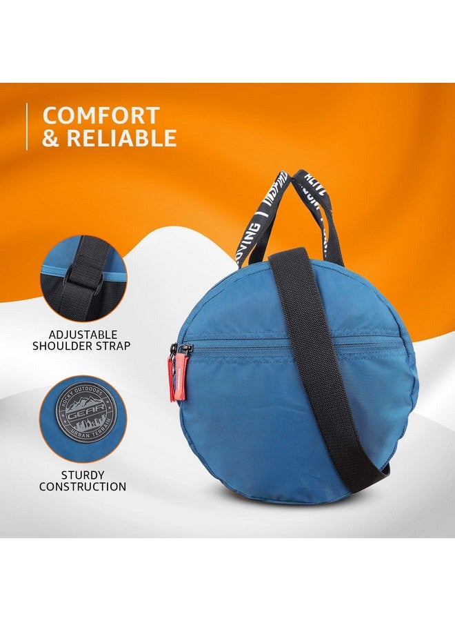 Gear Polyester Inspired Alive Moving 33L Large Water Resistant Travel Duffle Bag/Gym Bag/Sports Duffle For Men's/Women's (Blue), 26 Cm - Image 3