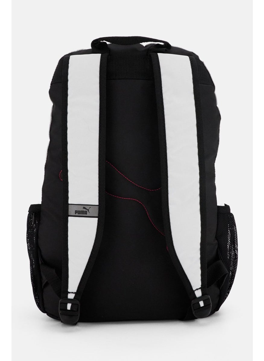 PUMA Women Ever Cat Rhythm Backpack and Pencil Case 44 H x 30 L x 15 W cm, Black and white  - Image 3