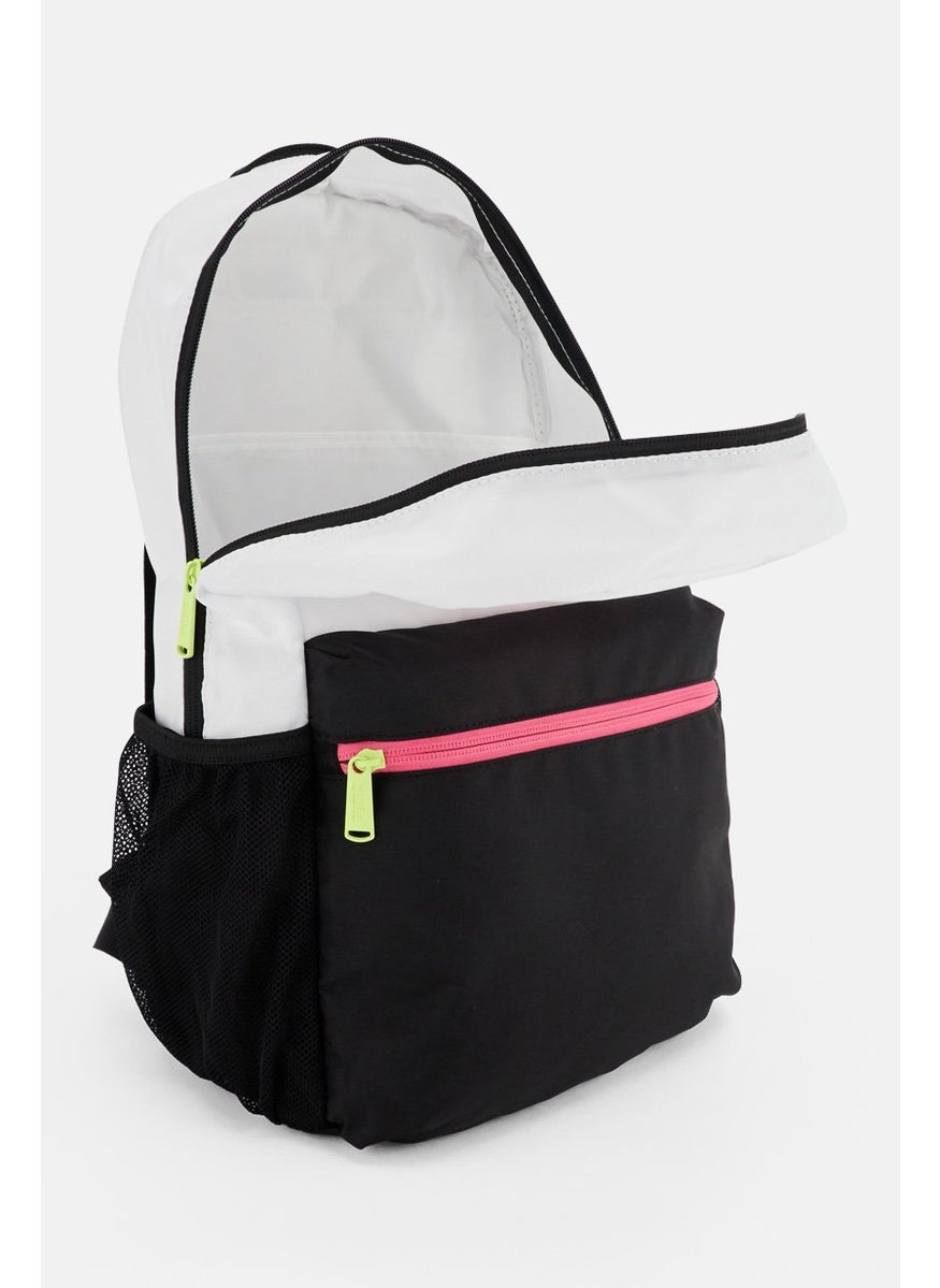 PUMA Women Ever Cat Rhythm Backpack and Pencil Case 44 H x 30 L x 15 W cm, Black and white  - Image 4