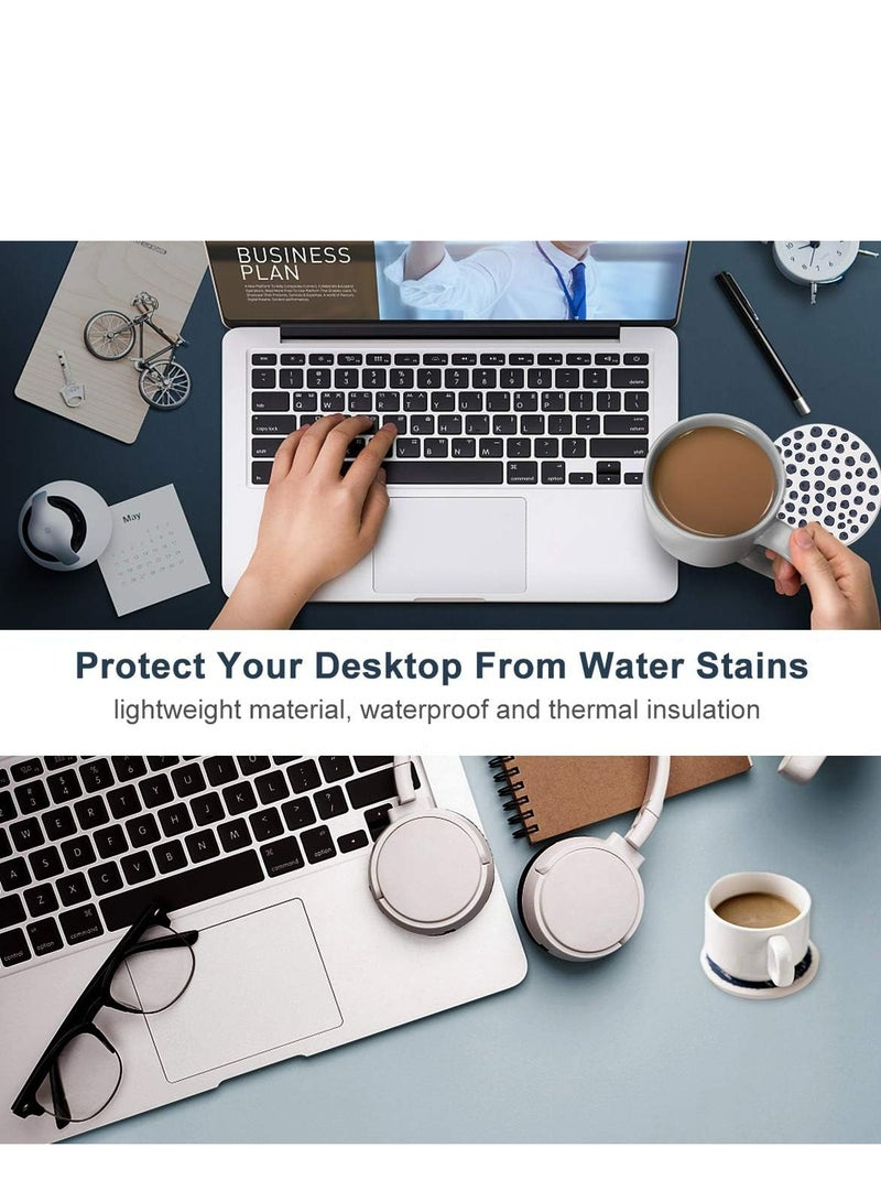 Loquat Drink Coasters Set of 6 with Holder Drink Mats Ceramic Stone Coasters Cup Coasters for Kinds of Cups - Image 3