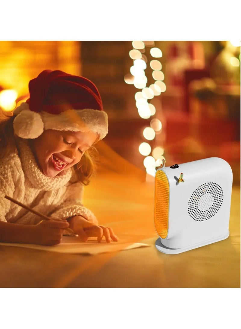 DubaiGallery 1pc mini desktop electric heater, overheat and overturn protection, safe to use, ideal for heating study and office  - Image 3