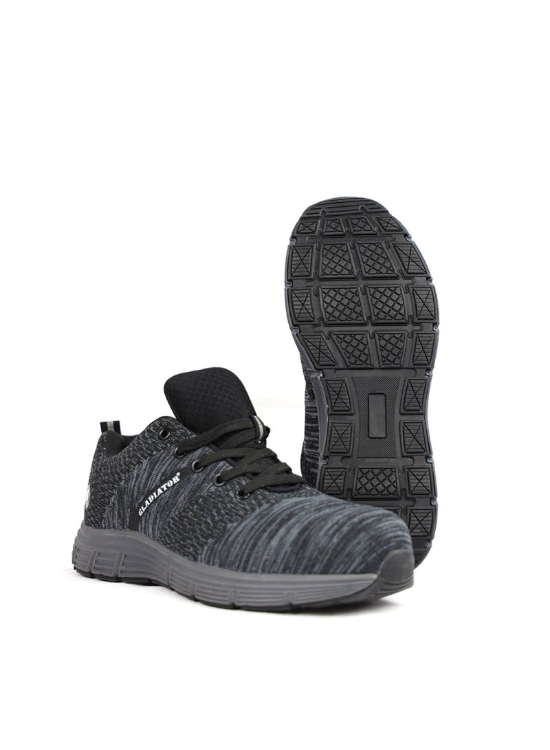 جلاديتور حذاء سلامة رجالي غلادياتور 6047 برباط رمادي EX SB بمقدمة مركبة - Image 4