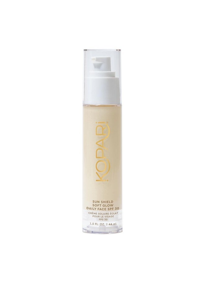 Kopari Kopari Sun Shield Soft Glow - Daily Face SPF 30, Sheer Lightweight Sunscreen, Healthy Radiant Glow, Perfect Under Makeup for Boost of Hydration, 1.5oz  - Image 1
