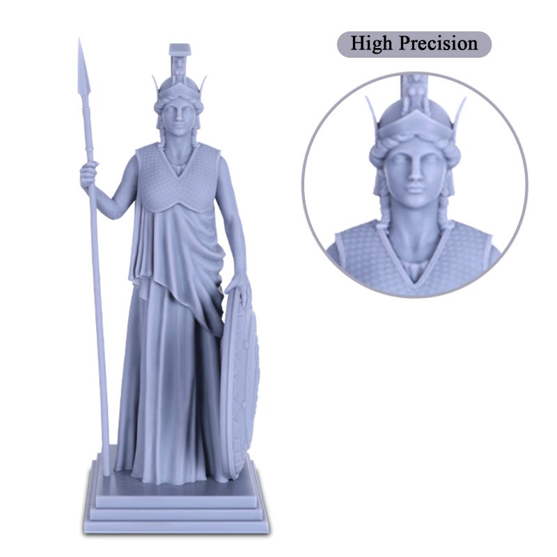 ELEGOO راتنج طابعة ثلاثية الأبعاد القابل للغسل بالماء من ELEGOO، راتنج سريع 405nm LCD UV-Curing راتنج فوتوبوليمر قياسي لطابعة ثلاثية الأبعاد LCD رمادي 1000G - Image 3