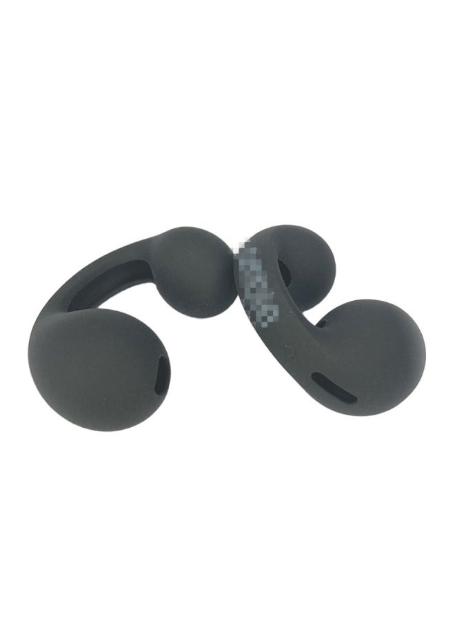 Silicone Protective Case For Sony Ambie Bone Conduction Headset Comfortable Wear Long Battery Life Durable-Color:Black 1 Piece (take Even Numbers)-Model:ambie  - Image 1