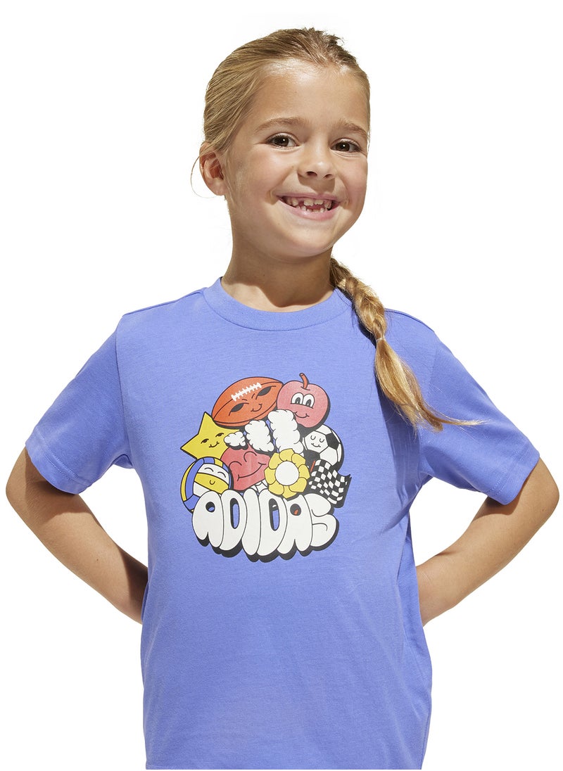Adidas Kids Fun Graphic T-Shirt  - Image 3