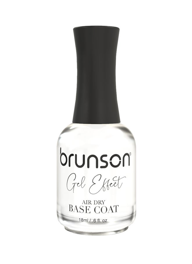 brunson Nail polish Gel Effect Air Dry Base Coat BGEBC 