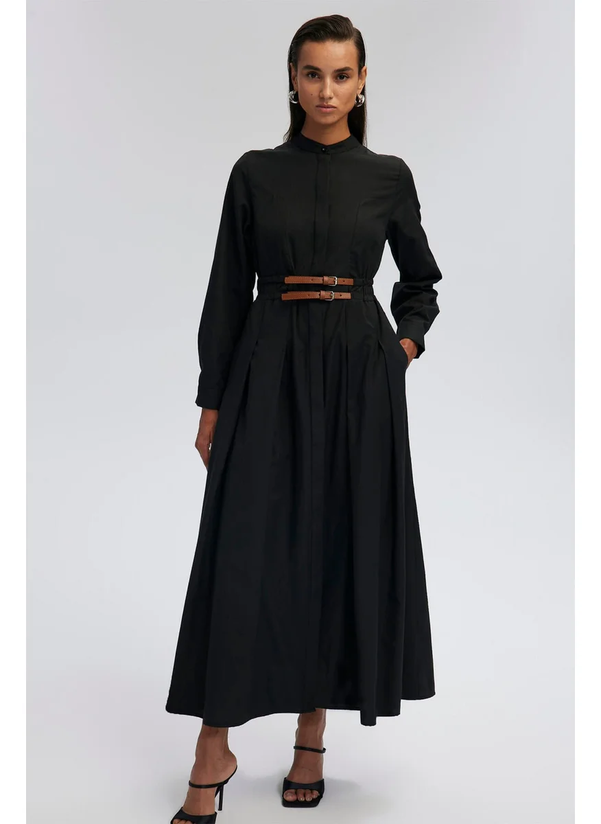 توتشي Belt Detailed Shirt Dress