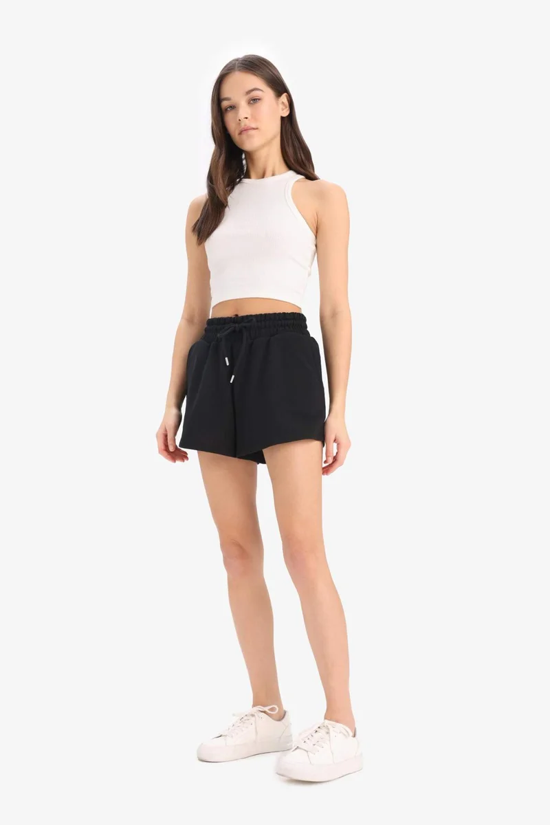 DeFacto Relax Fit Flexible Waist Laced Shorts
