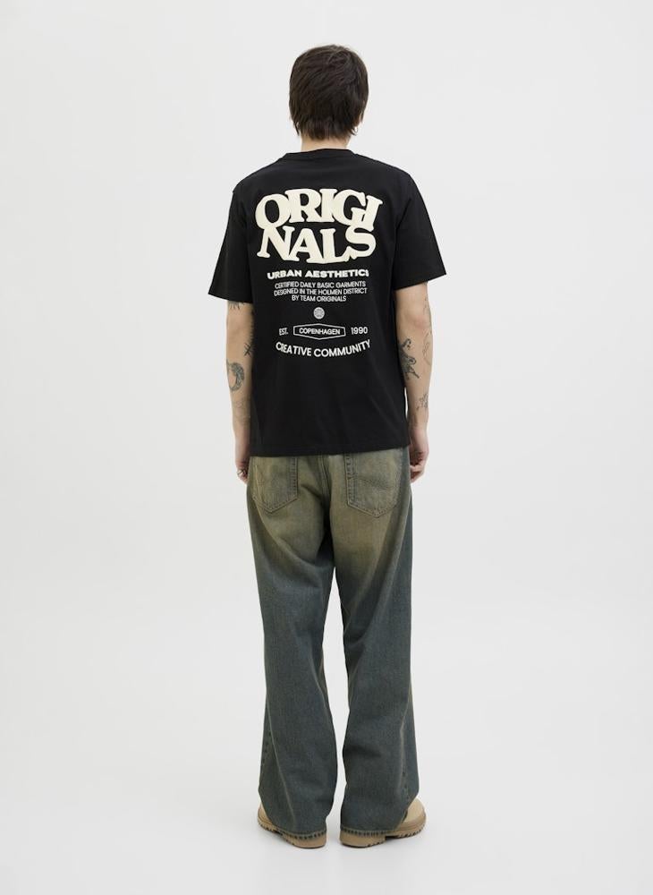 JACK & JONES Jortavira Type Back Crew Neck T-Shirt  - Image 2
