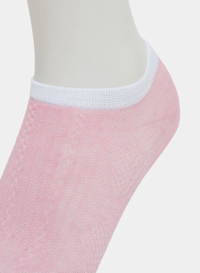 Styli Pack of 3 - Ribbed Contrast Cuff Shoeliner Socks - Image 3