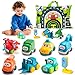 ALASOU 8 PCS Baby Cranes Car Toys for 1 Year Old Boy with PlaymatStorage Bag1st Birthday Gift Easter Basket Stuffers for Toddler Toys 12Baby Toys 1 Year Old Boy Gifts for Infant 12 18 Months - Image 4