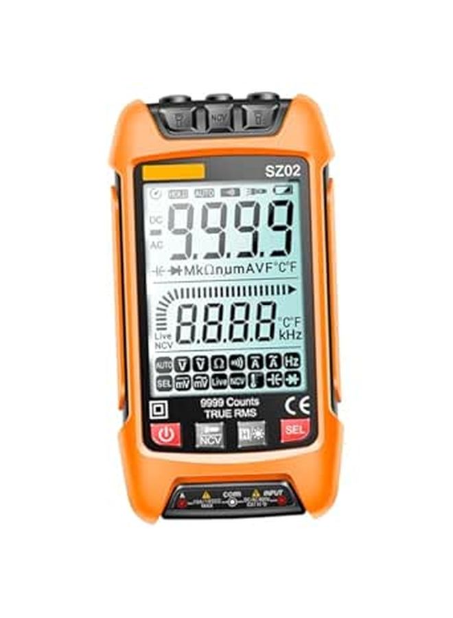 High Definition LCD Digital Multimeter with Backlight Auto Shutdown NCV Voltage Tester - Image 1