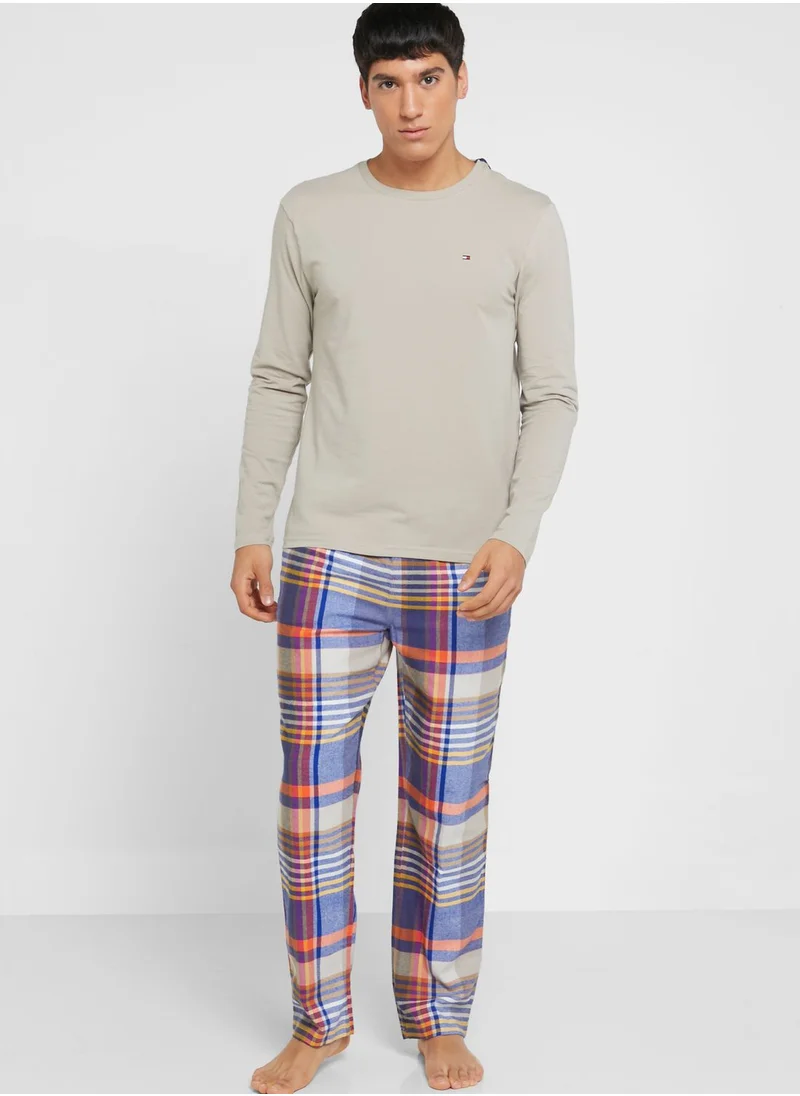 TOMMY HILFIGER Checked Pyjama Set
