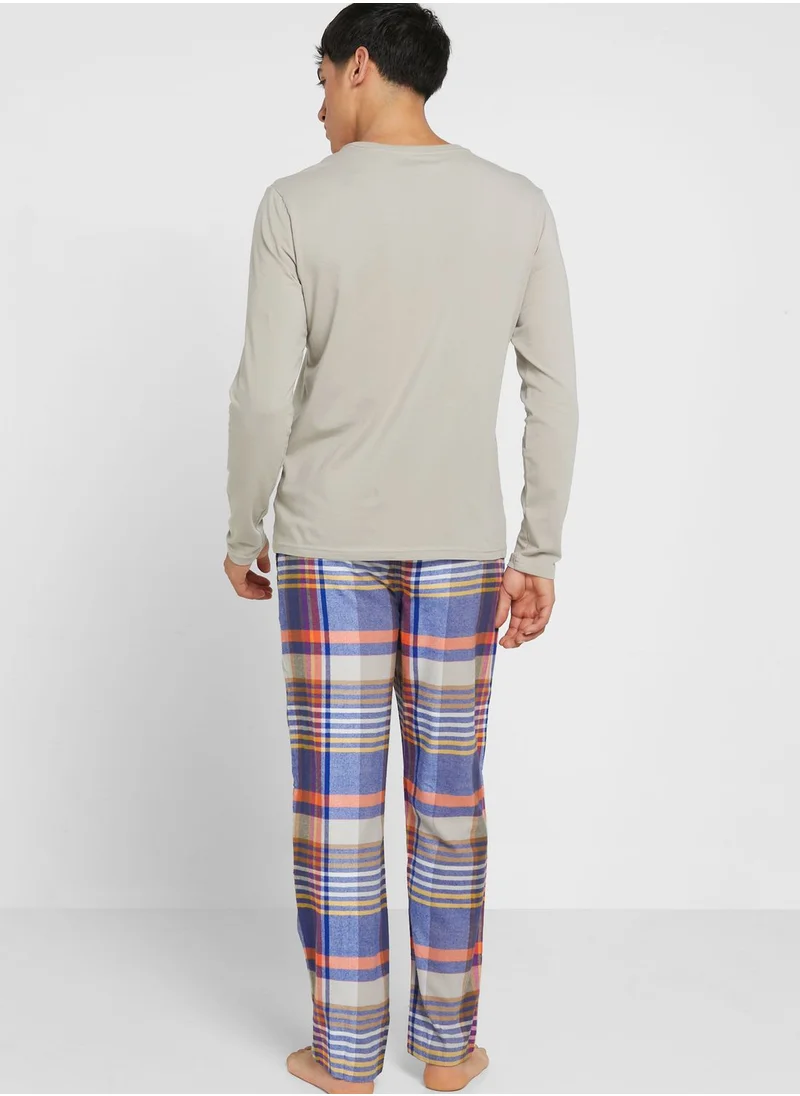 TOMMY HILFIGER Checked Pyjama Set