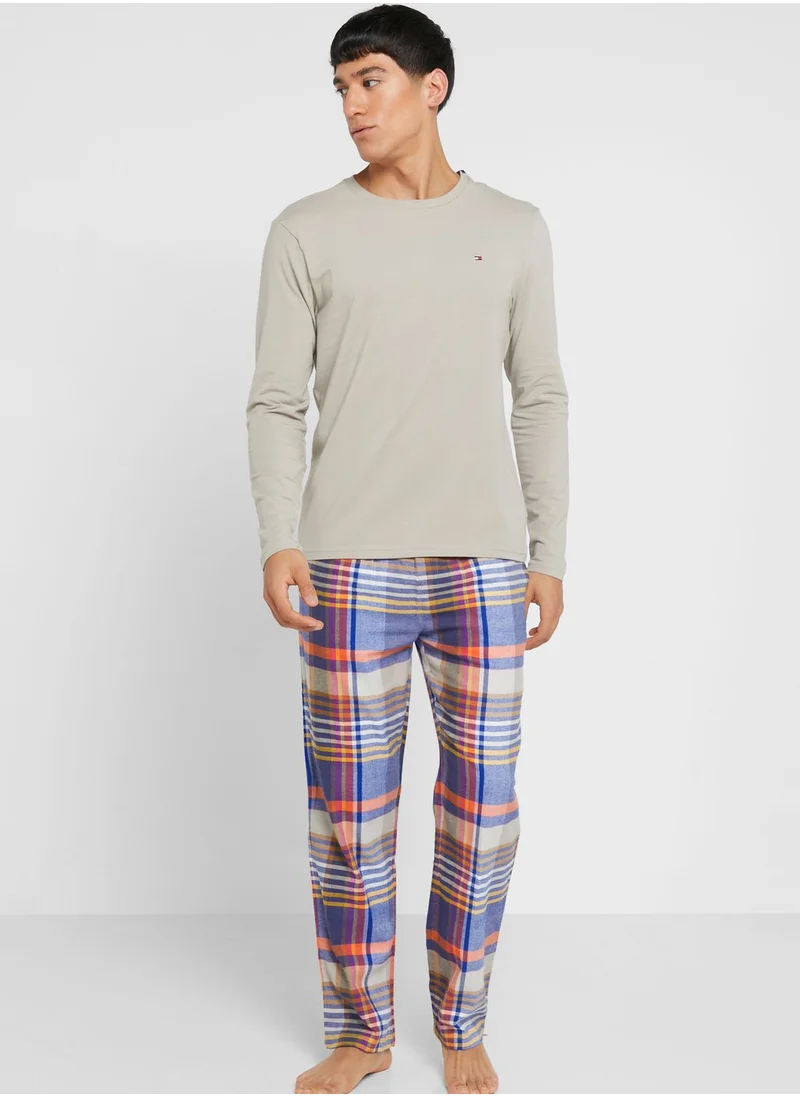 TOMMY HILFIGER Checked Pyjama Set